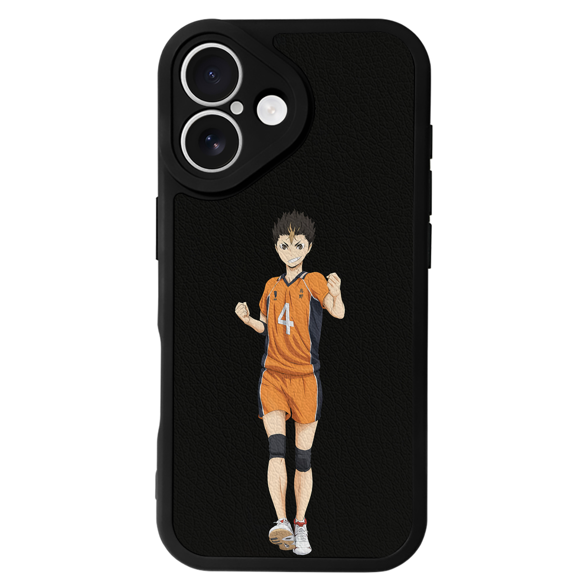 （画像用） ハイキュー!! Haikyu!! 【iPhone 16シリーズ対応】シリコンスマホケース（レザー調） 材質：シリコン